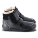 Be Lenka PANDA 2.0 All Black | Dětské zimní zateplené barefoot boty