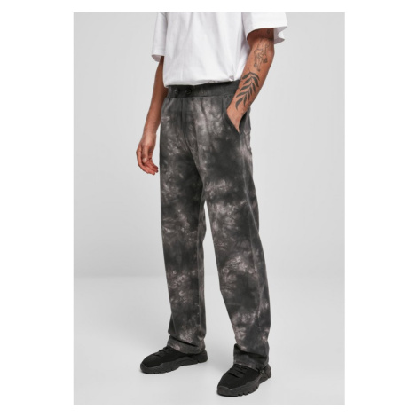 Pánské tepláky Urban Classics Tye Dyed Sweatpants - batikované černé