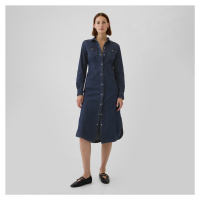 Šaty GAP Denim Dress Dark Wash