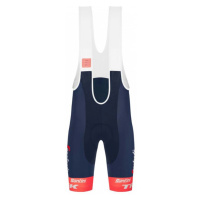 SANTINI Cyklistické kalhoty krátké s laclem - ORIGINAL kalhoty - bílá/modrá/růžová/červená
