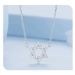 Stříbrný náhrdelník s přívěskem třpytivá hvězda