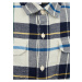 Krémovo-modrá klučičí kostkovaná košile GAP Teen