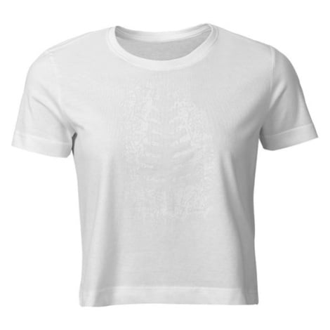 O'style dámské triko CROP - bílé