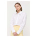Košile Liviana Conti dámská, bílá barva, regular, s klasickým límcem