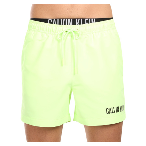 Pánské plavky Calvin Klein zelené (KM0KM00992-M0T)