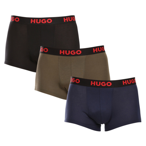 3PACK pánské boxerky HUGO vícebarevné (50496723 308) Hugo Boss