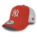 Kšiltovka New Era 9Forty A Frame Trucker Cap NY Yankees Micro Cord Orange