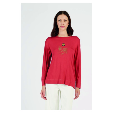 Tričko la martina woman t-shirt l/s viscose jers červená