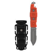 Nůž s pevnou čepelí Buri Utility Gear Aid® – Šedá čepel, Oranžová