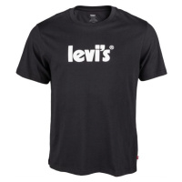 Levi's® SS RELAXED FIT TEE Pánské tričko, černá, velikost