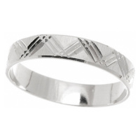 Stříbrný broušený prsten STRP0330F