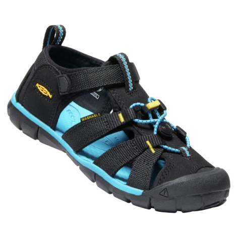Dětské sandály Keen SEACAMP II CNX YOUTH černá/keen žlutá