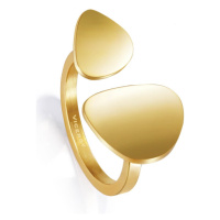 Viceroy Stylový pozlacený prsten Air 15008A01212 55 - 56 mm