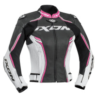 IXON VORTEX LADY JKT 1019 dámská kožená moto bunda růžová