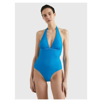 Tommy Hilfiger dámské modré jednodílné plavky