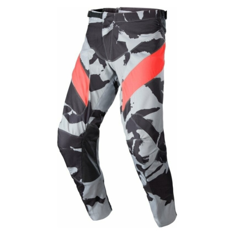 Alpinestars Racer Tactical Pants Gray/Camo/Mars Red Motokrosové kalhoty