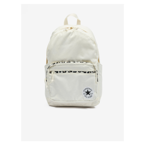 Krémový dámský batoh Converse Leopard Go 2 Backpack - Dámské