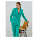 Koton Double Breasted Buttoned Blazer with Flap Pocket Detailed