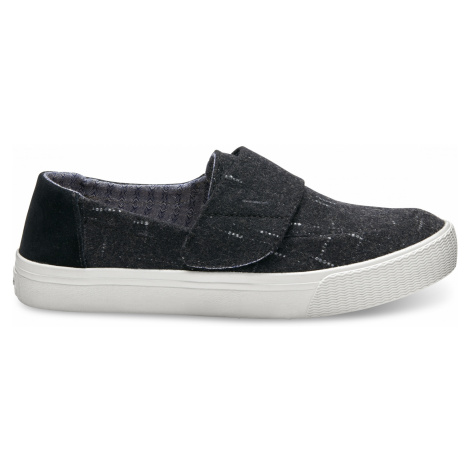 ALTAIR-Black Dotted Wool Suede