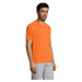 SOĽS Sporty Pánské triko s krátkým rukávem SL11939 Orange