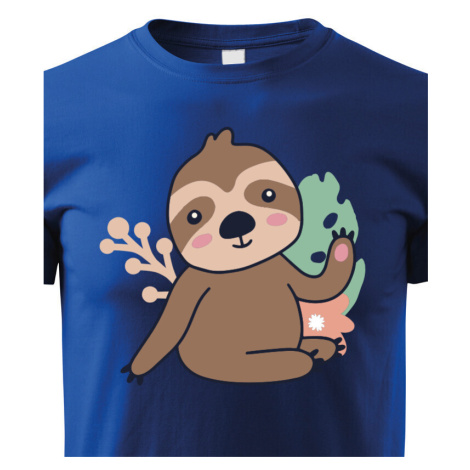Dětské triko s lenochodem - dárek k narozeninám či Vánocům BezvaTriko