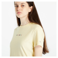 TOMMY JEANS Regular Color Serif T-Shirt Yellow