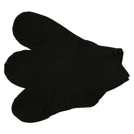 Dámské ponožky bavlněné ZW-401C - 3 páry černá PESAIL