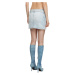 Sukně diesel de-flip-s skirt blue denim