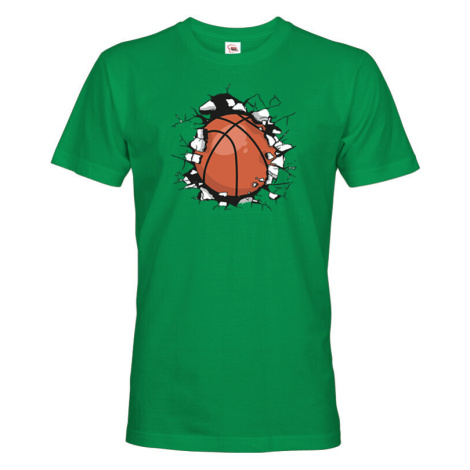 Pánské tričko basketbalový míč - tričko pro milovníky basketbalu BezvaTriko