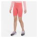 Nike DRI-FIT ONE Dívčí šortky, lososová, velikost