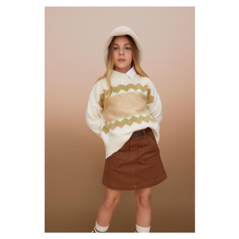 DEFACTO Girl Half Turtleneck Sweater