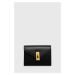 Kožená peněženka Polo Ralph Lauren černá barva, 427886734