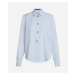 Košile karl lagerfeld karl snap poplin shirt kentucky blue