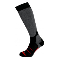 BLIZZARD-Wool Sport ski socks, black/red Černá