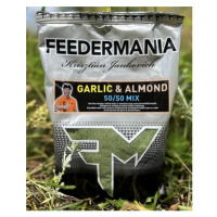 Feedermania krmítková směs groundbait 50/50 mix 800 g - garlic almond