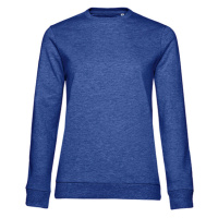 B&C Dámská mikina přes hlavu WW02W Heather Royal Blue