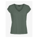 Zelené dámské tričko VERO MODA Filli