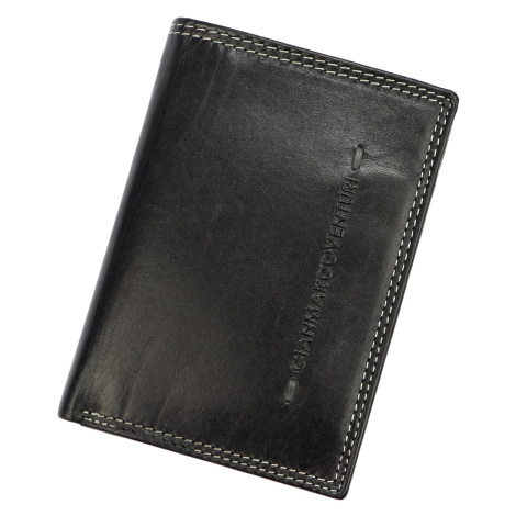 Pánská kožená peněženka Gian Marco Venturi GMV985-U9 černá