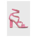 Sandály Liu Jo SERENA 05 růžová barva, SA3111EX00400021