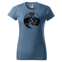 DOBRÝ TRIKO Vtipné dámské vodácké tričko NA ŘECE Barva: Denim