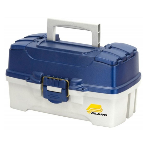 Plano Kufr 2 Tray Tackle Box Blue Metallic