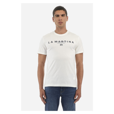 Tričko la martina man t-shirt s/s jersey bílá