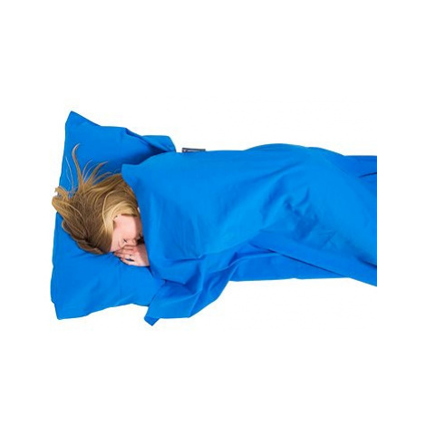 Lifeventure Cotton Sleeping Bag Liner blue rectangular