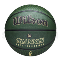 Wilson NBA Player Icon Outdoor Bskt Giannis U WZ4006201XB - green/beige