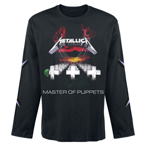 Metallica Master Of Puppets Tričko s dlouhým rukávem černá