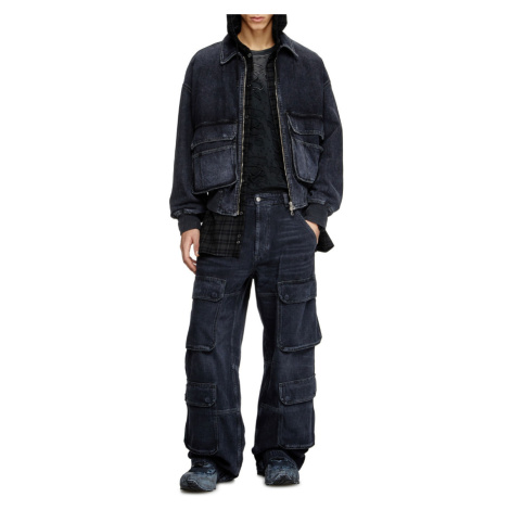 Černé pánské džíny loose