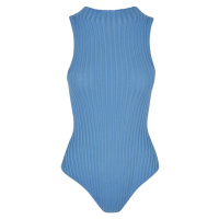 Ladies Rib Knit Sleevless Body - horizonblue