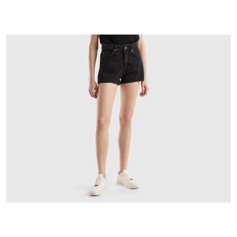 Benetton, Frayed Shorts In Recycled Cotton Blend United Colors of Benetton