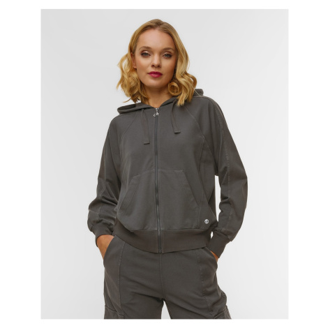 Černá Dámská Mikina Na Zip S Obsahem Modalu Deha