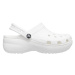 CROCS-Classic Platform Clog W white Bílá